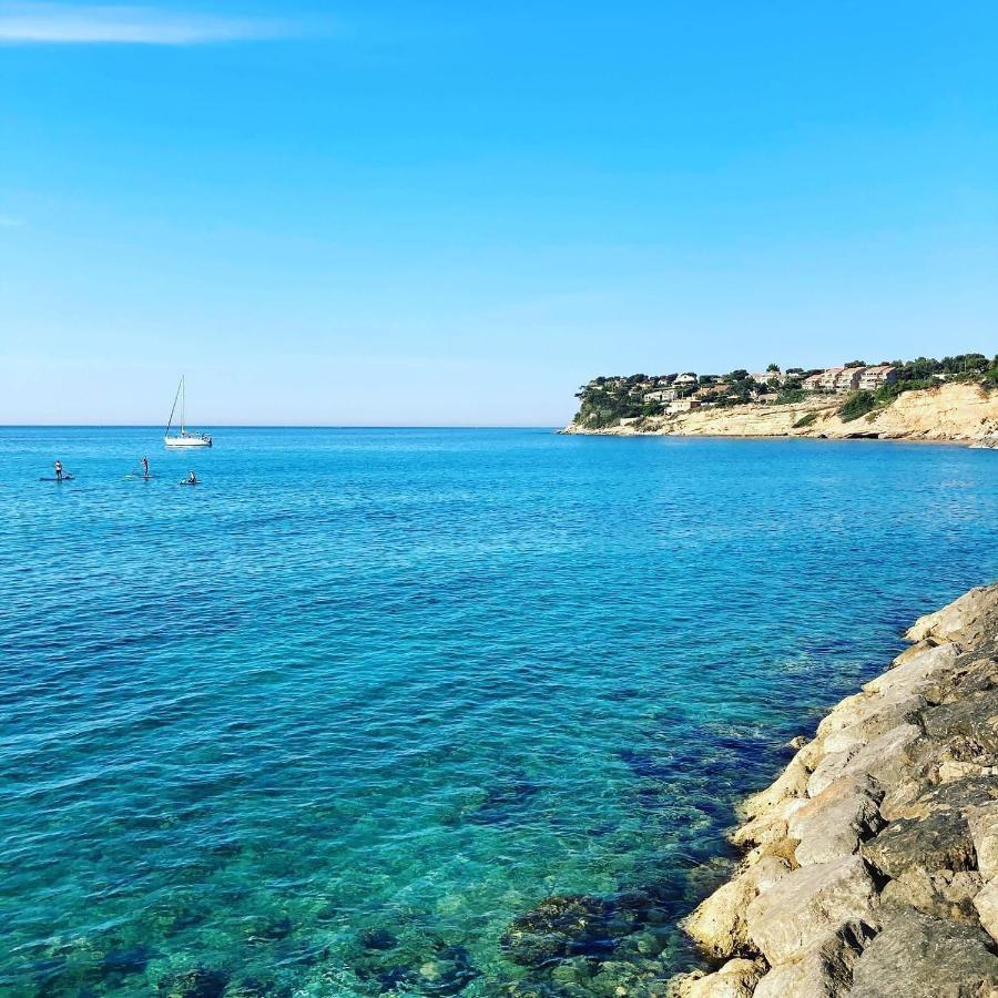 200M De La Plage ,3Mn Du Port A 50M Du Centre Ville Карри-ле-Руэ Экстерьер фото