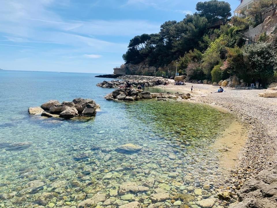 200M De La Plage ,3Mn Du Port A 50M Du Centre Ville Карри-ле-Руэ Экстерьер фото